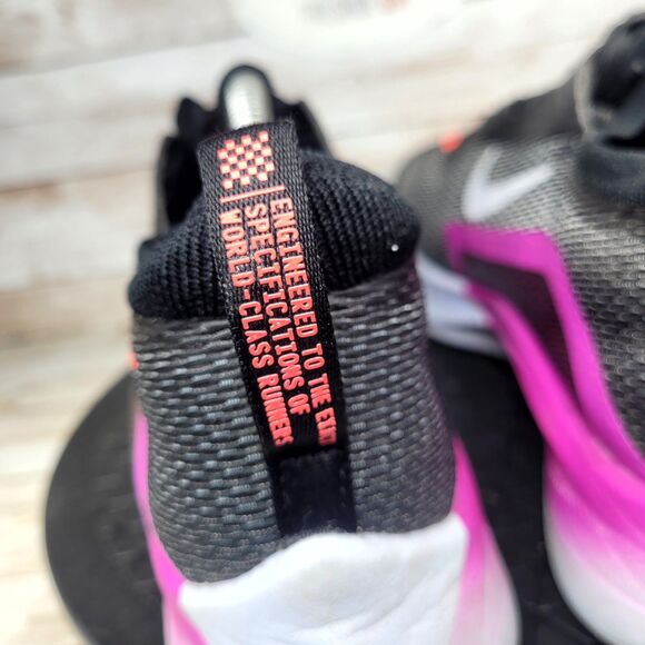 Nike Zoom Fly 4 Sneakers Men's Size 10.5 Black Violet Athletic Running Shoes - Picture 12 of 14